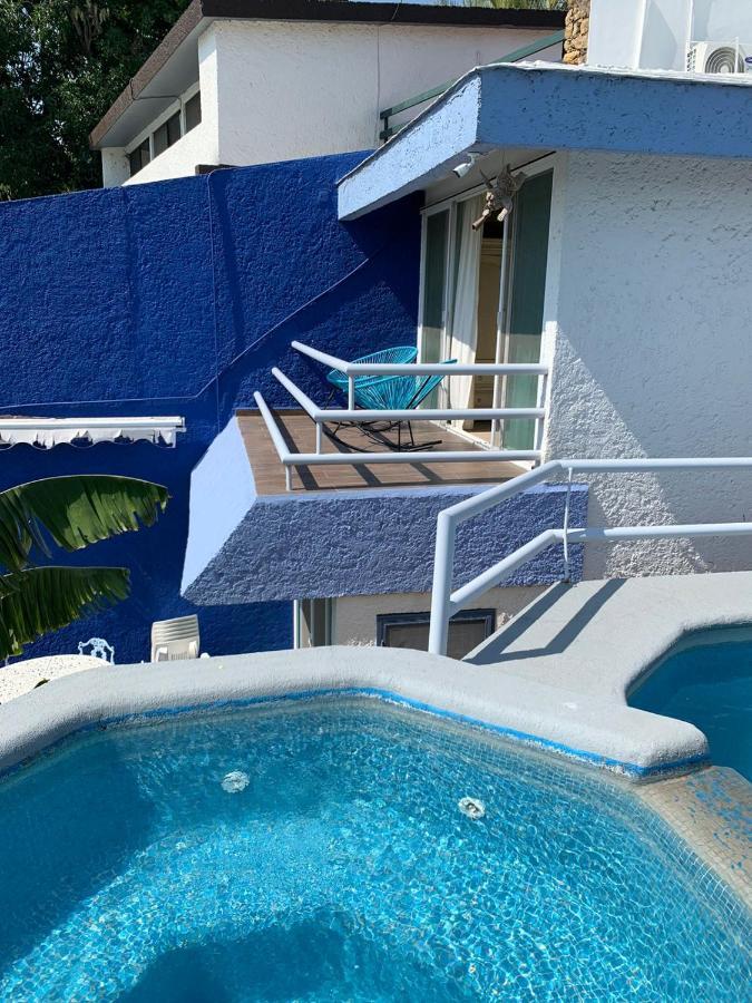 Casa Azul En La Orilla Del Lago Tequesquitengo Exterior foto