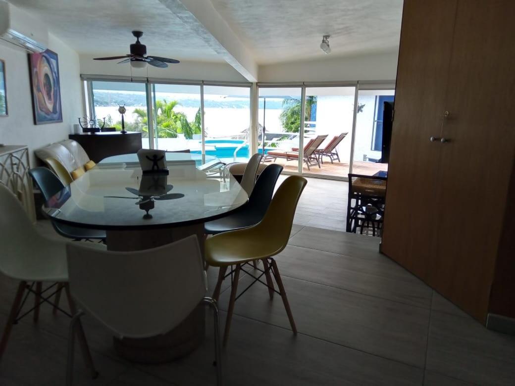 Casa Azul En La Orilla Del Lago Tequesquitengo Exterior foto
